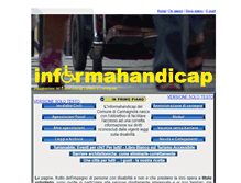 Tablet Screenshot of handicarmagnola.it